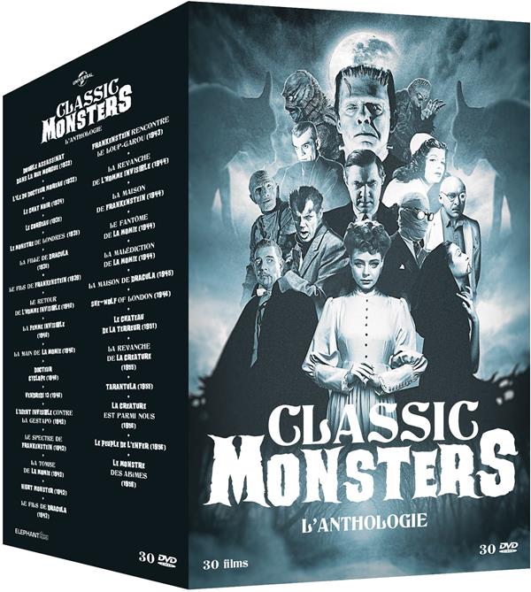 Universal Classic Monsters - L'Anthologie - Coffret 30 films - 30 DVD [DVD]
