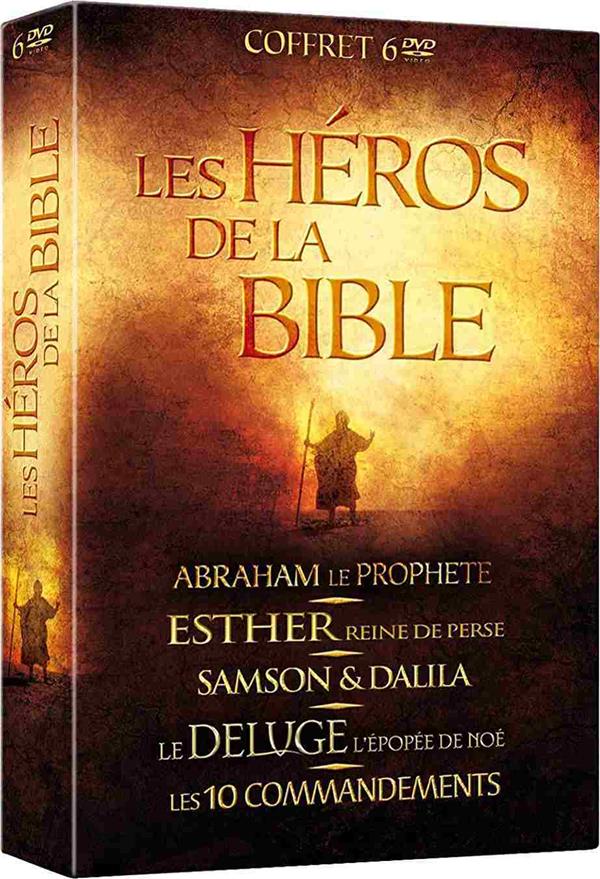Les Héros de la Bible : Abraham le prophète + Esther, reine de Perse + Samson & Dalila + Le déluge + Les 10 commandements [DVD]