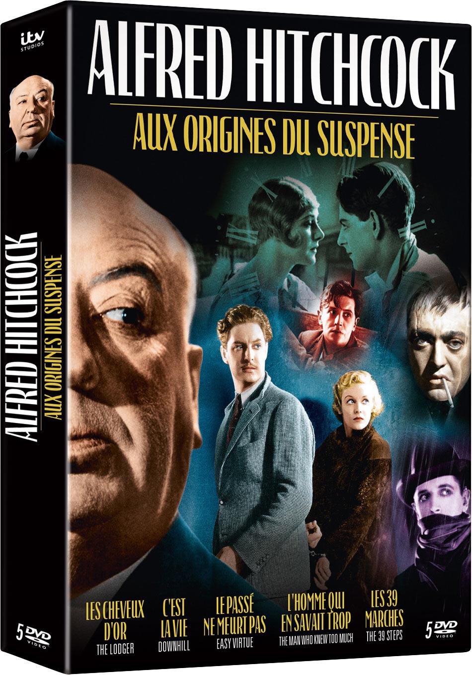 Alfred Hitchcock : Aux origines du suspense - Coffret : Les Cheveux d'or + C'est la vie + Le Passé ne meurt pas + L'Homme qui en savait trop + Les 39 marches [DVD]