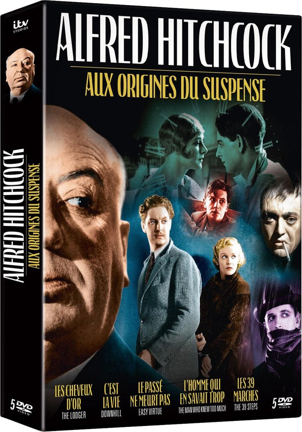 Alfred Hitchcock : Aux origines du suspense - Coffret : Les Cheveux d'or + C'est la vie + Le Passé ne meurt pas + L'Homme qui en savait trop + Les 39 marches [DVD]