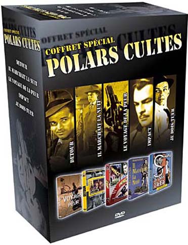 Coffret polars cultes : detour ; il marchait la nuit ; impact ;le voyage de la peur ; je dois tuer [DVD]