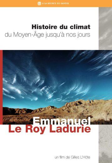 Histoire du climat du Moyen-Âge jusqu'à nos jours [DVD] - flash vidéo