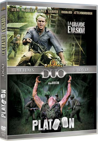 La Grande évasion + Platoon [DVD] - flash vidéo