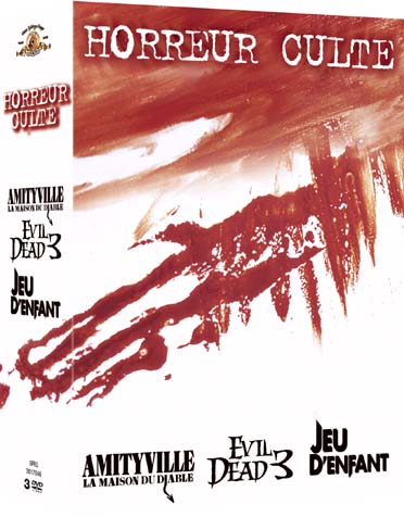 Coffret horreur culte : Amityville ; jeu d'enfants ; Evil Dead 3 [DVD]