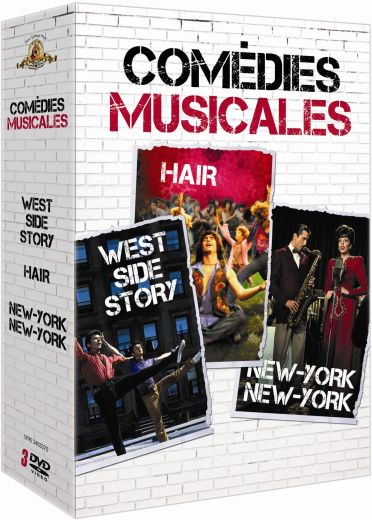Comédies musicales - Coffret 3 films : West Side Story + Hair + New York, New York [DVD]