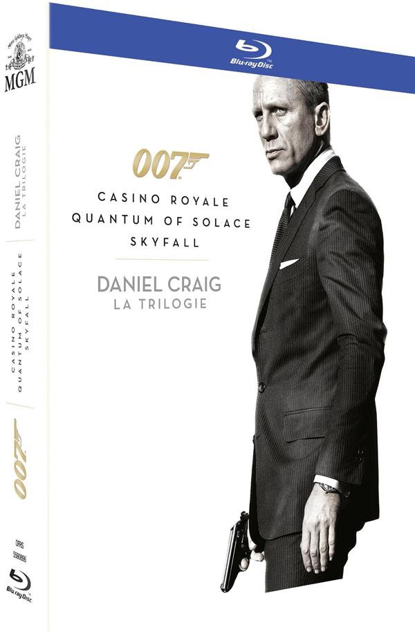 James Bond 007 - Daniel Craig : La Trilogie : Casino Royale + Quantum of Solace + Skyfall [Blu-ray]