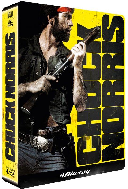 Chuck Norris : Oeil pour oeil + Delta Force + Sale temps pour un flic + Portés disparus [Blu-ray]