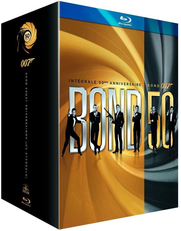 James Bond 007 - Bond 50 : Intégrale 50ème Anniversaire des 23 films [Blu-ray]