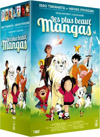 Les Plus beaux mangas : Le serpent blanc + Les joyeux pirates de l'île au trésor + Le chat botté + Horus, prince du soleil + Kié, la petite peste + Phénix, l'oiseau de feu + Léo, roi de la jungle [DVD]