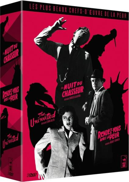 Les Chefs-d'oeuvre de la peur - Coffret : La Nuit du chasseur + Rendez-vous avec la peur + La Falaise Mystérieuse [DVD]