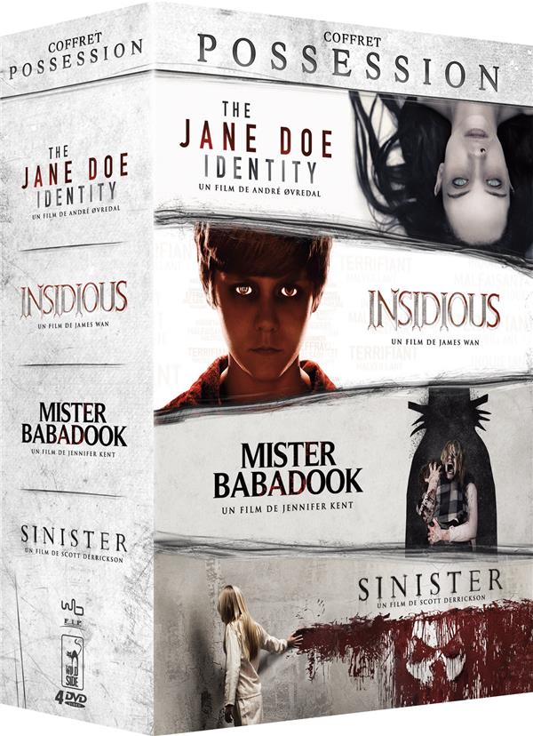 Coffret Maléfices : The Jane Doe Identity + Insidious + Sinister + Mr Babadook [DVD]