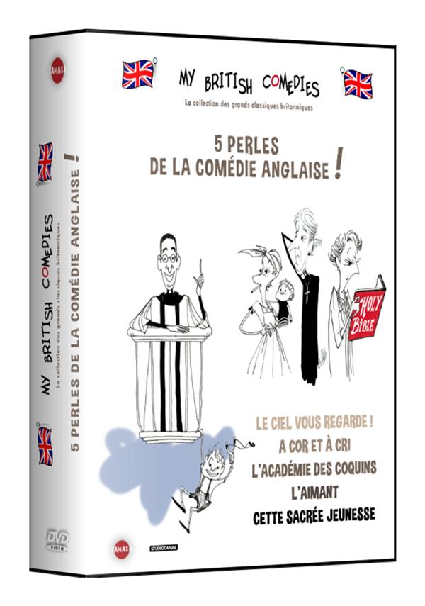 My British Comedies : Cette sacrée jeunesse + Le Ciel vous regarde + À cor et à cri + L'Aimant + L'Académie des coquins [DVD]