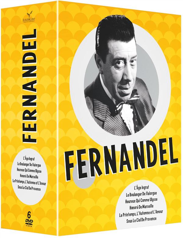 Fernandel - Coffret 5 films : Le Printemps, l'automne et l'amour + Le Boulanger de Valorgue + Heureux qui comme Ulysse + Honoré de Marseille + Sous le ciel de Provence [DVD]