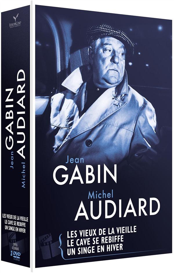 Jean Gabin & Michel Audiard - Coffret 3 films : Les vieux de la vieille + Le Cave se rebiffe + Un singe en hiver [DVD]
