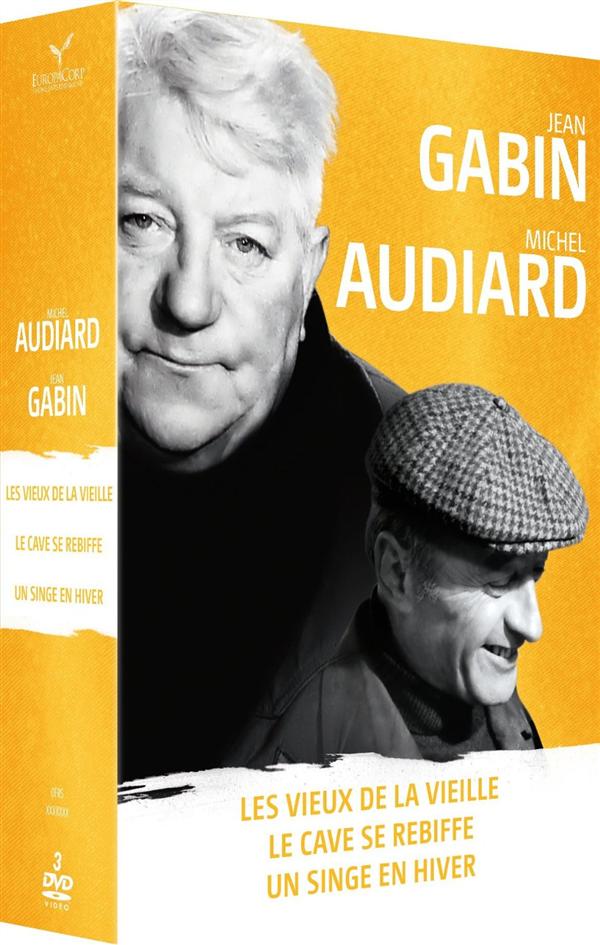 Jean Gabin & Michel Audiard - Coffret 3 films : Les vieux de la vieille + Le Cave se rebiffe + Un singe en hiver [DVD] - flash vidéo