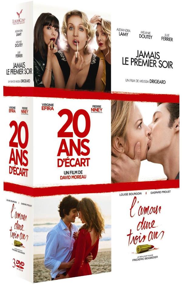 Jamais le premier soir + 20 ans d'écart + L'Amour dure trois ans [DVD]