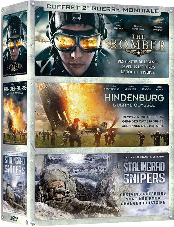Coffret 2e Guerre Mondiale : The Bomber + Hindenburg - L'ultime odyssée + Stalingrad Snipers [DVD]