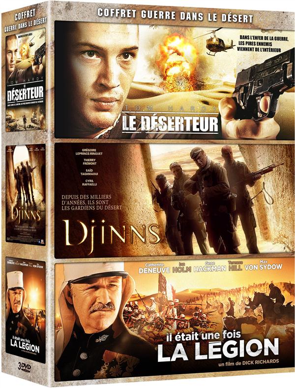 Coffret Guerre dans le désert : Le Déserteur + Djinns + Il était une fois la Légion [DVD]