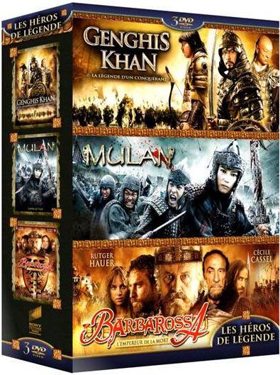 Les Héros de légende : Genghis Khan + Mulan + Barbarossa [DVD]