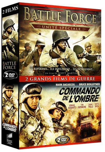 2 grands films de guerre : Battle Force - Unité spéciale + Commando de l'ombre [DVD]