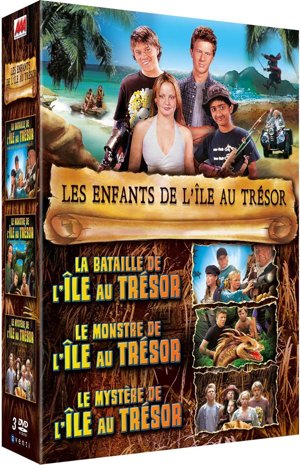 Coffret les enfants de l'île au trésor 3 films : la bataille ; le monstre ; le mystère [DVD]