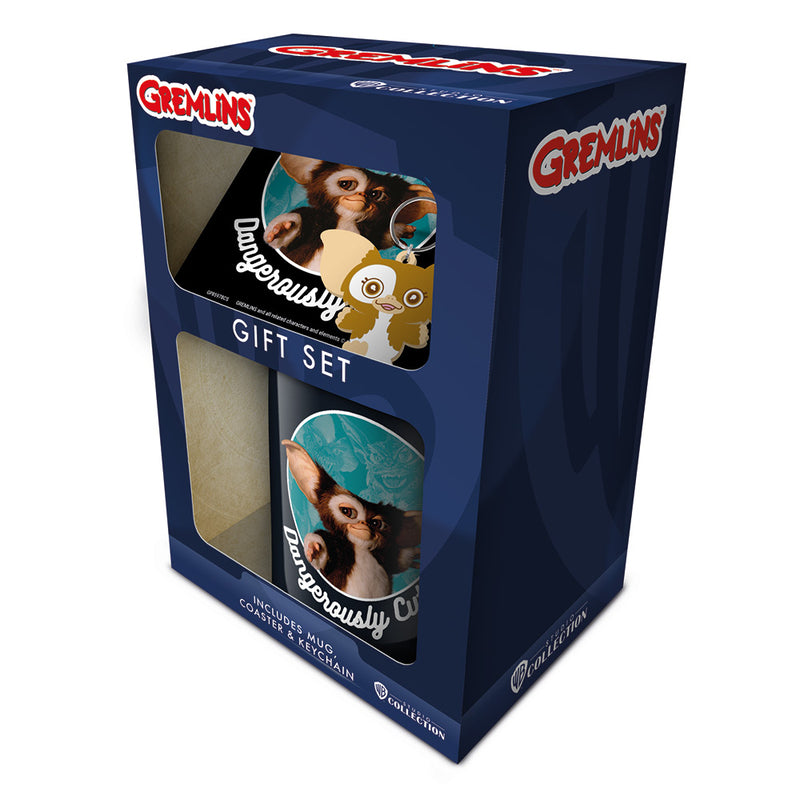 Gremlins - Coffret cadeau : tasse, sous-verre et porte-clés Dangereusement mignon