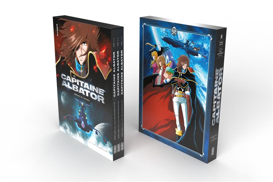 Capitaine Albator - mémoires de l'Arcadia : coffret Tomes 1 à 3 : histoire complète