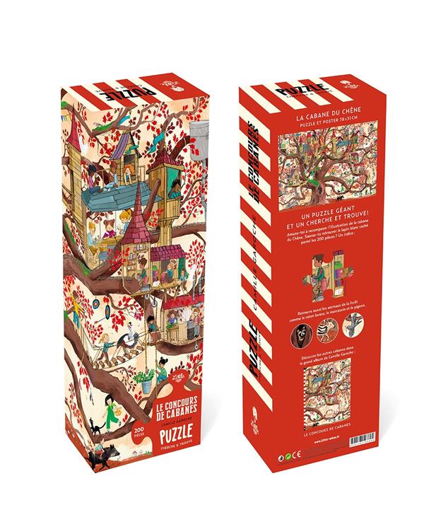 Le concours de cabanes : puzzle géant