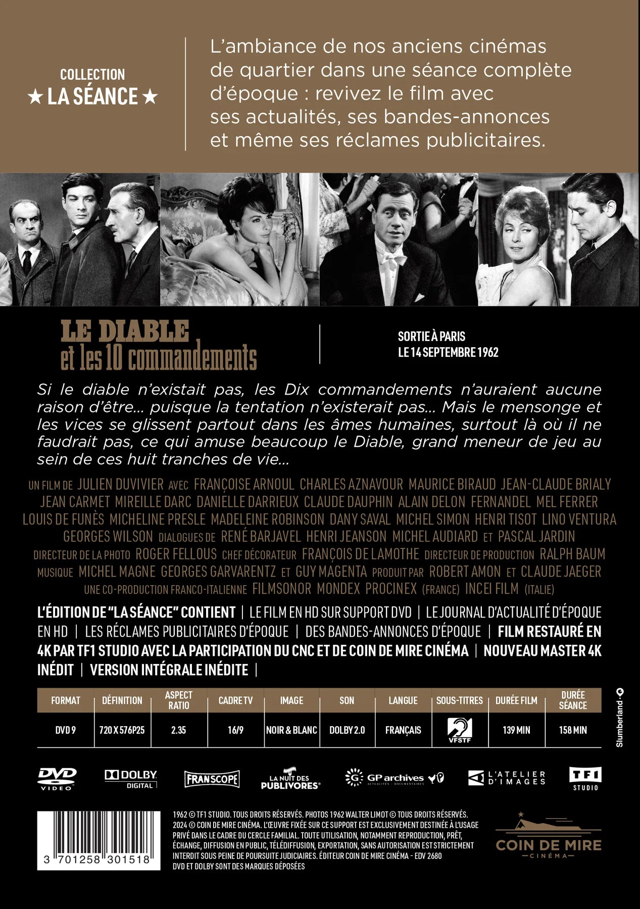 Le Diable et les 10 commandements [DVD] - flash vidéo