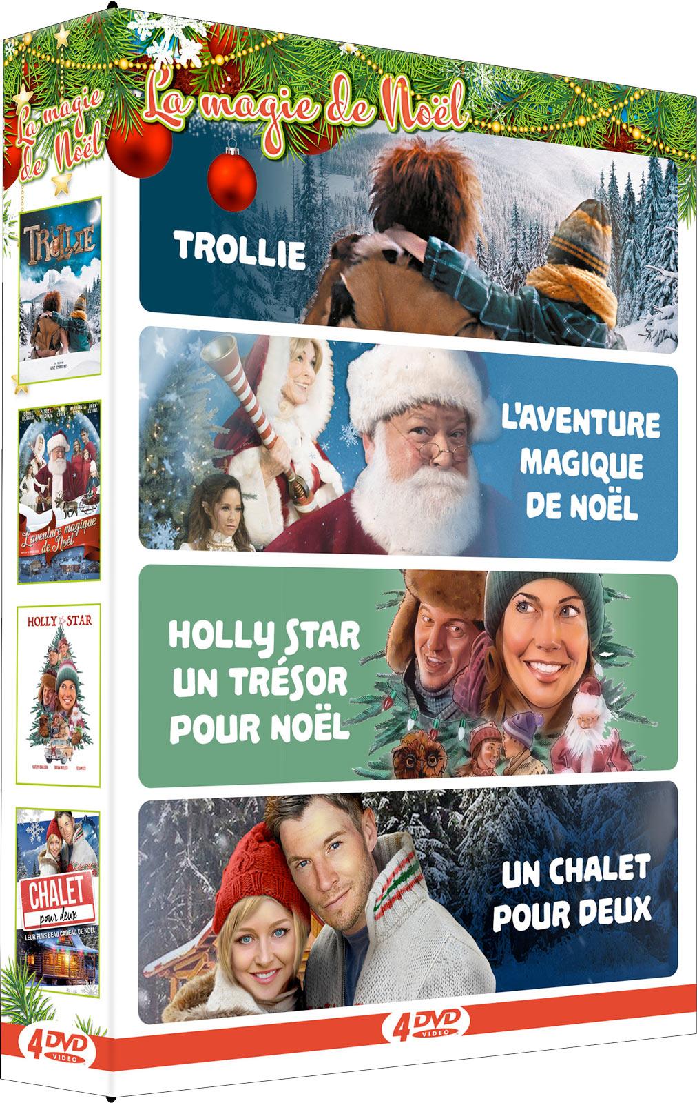 La Magie de Noël : Trollie + L'Aventure magique de Noël + Holly Star, un trésor pour Noël + Un chalet pour deux [DVD]