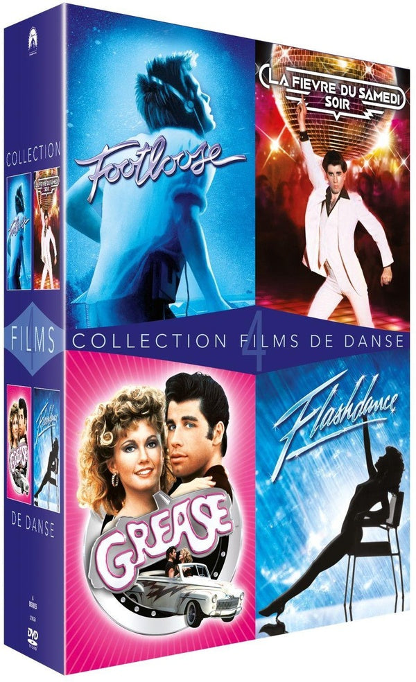 Paramount Collection Danse : Footloose + La fièvre du samedi soir + Flashdance + Grease [DVD]