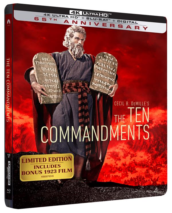 Les Dix commandements (versions de 1923 et 1956) [4K Ultra HD]