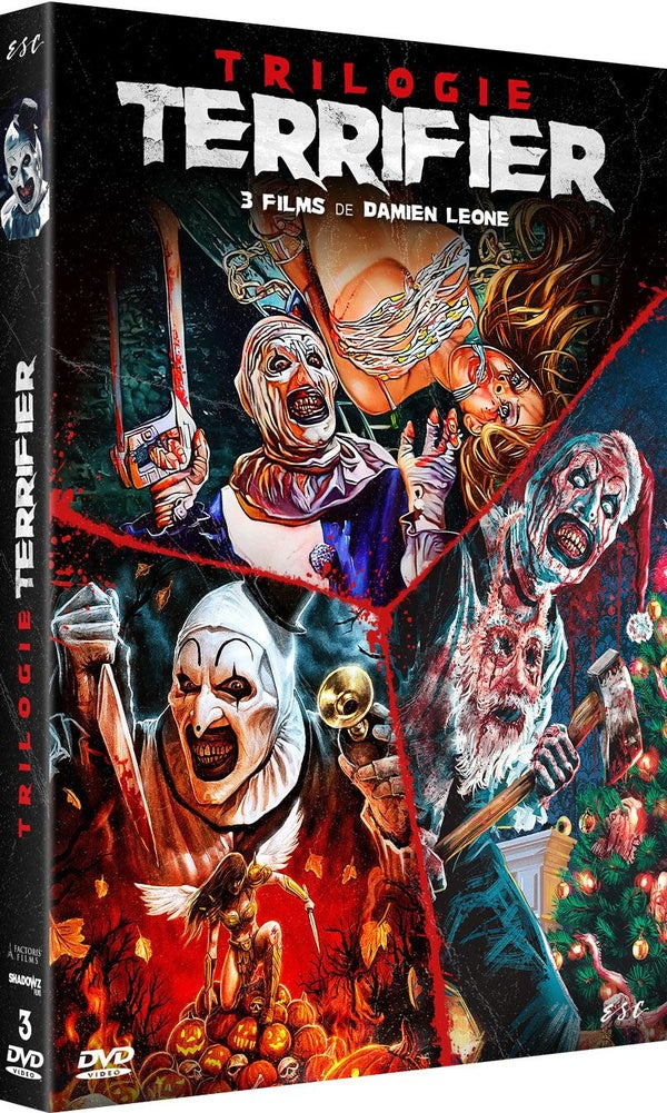 Trilogie Terrifier - 3 films de Damien Leone [DVD]