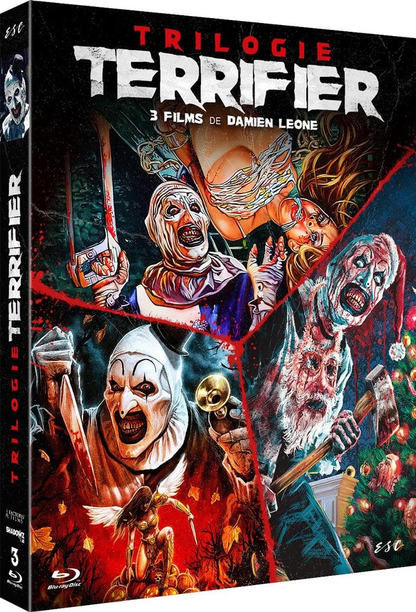 Trilogie Terrifier - 3 films de Damien Leone [Blu-ray]