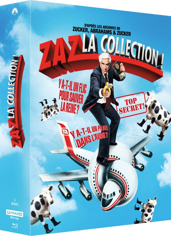 ZAZ La Collection ! : Y a-t-il un pilote dans l'avion ? + Top Secret ! + Y a-t-il un flic pour sauver la reine ? [4K Ultra HD] - flash vidéo