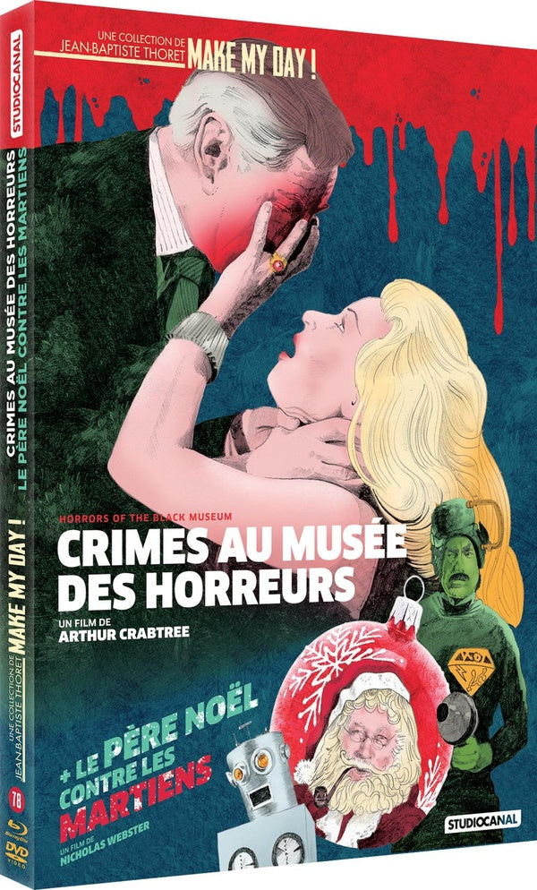 Le Père Noël contre les Martiens + Crimes au musée des horreurs [Blu-ray] - flash vidéo