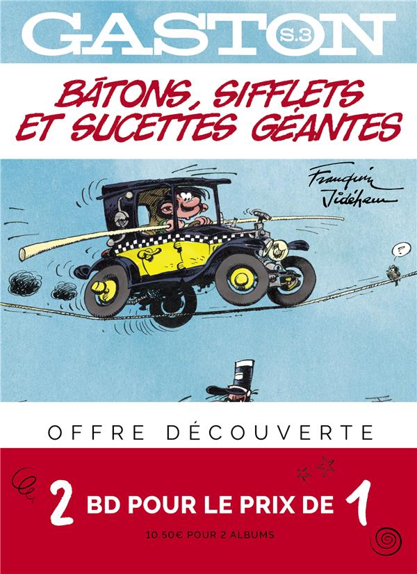 Gaston Tome 3 : bâtons, sifflets et sucettes géantes