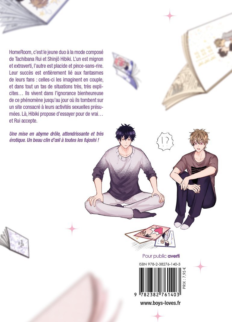 Dans les coulisses de HomeRoom - Tome 1 - Livre (Manga) - Yaoi - Hana Collection