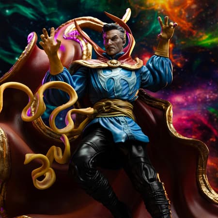 Iron Studios - Deluxe BDS Art Scale 1/10 - Marvel - Dr. Strange "Infinity Gauntlet" Statue 47cm - flash vidéo
