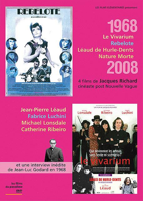 Le Vivarium + Rebelote + Léaud de Hurle-Dents + Nature morte - 4 films de Jacques Richard [DVD]
