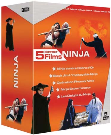 Ninja - Coffret 5 films [DVD] - flash vidéo