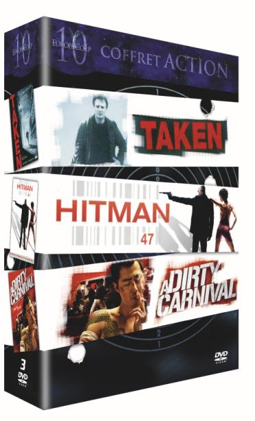Coffret action : taken ; hitman ; a dirty carnival [DVD] - flash vidéo