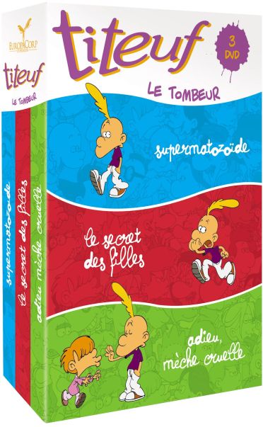 Titeuf le tombeur - Coffret n° 2 : Supermatozoïde + Le secret des filles + Adieu mèche cruelle ! [DVD]