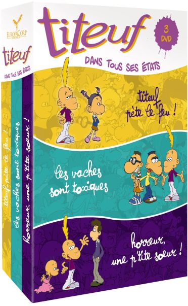 Titeuf dans tous ses états - Coffret n° 1 : Pète le feu + Les vaches sont toxiques ! + Horreur, une p'tite soeur ! [DVD]