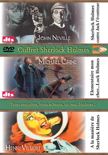 Coffret Sherlock Holmes : Sherlock Holmes Contre Jack L'Eventreur / Elementaire Mon Cher..Loch Holmes / A La Maniere De [DVD]