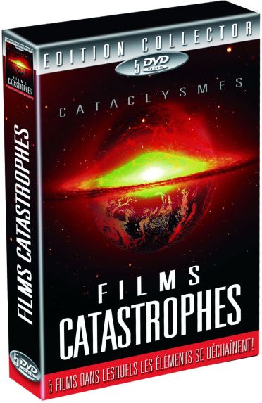 Films catastrophe - Coffret 5 films : Tremblement de terre + Danger avalanche + Tornado + Fire + Volcano [DVD]