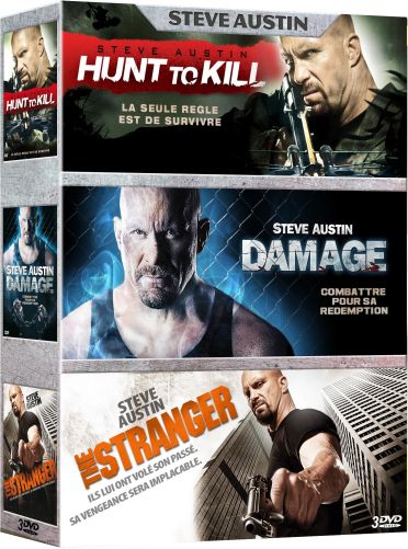 Steve Austin : Hunt to Kill + Damage + The Stranger [DVD]