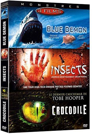 Coffret monstres : blue demon ; insects ; crocodile [DVD]