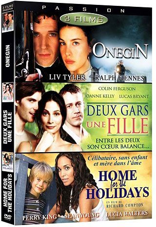 Coffret passion : Onegin ; deux gars une fille ; home for the holidays [DVD]