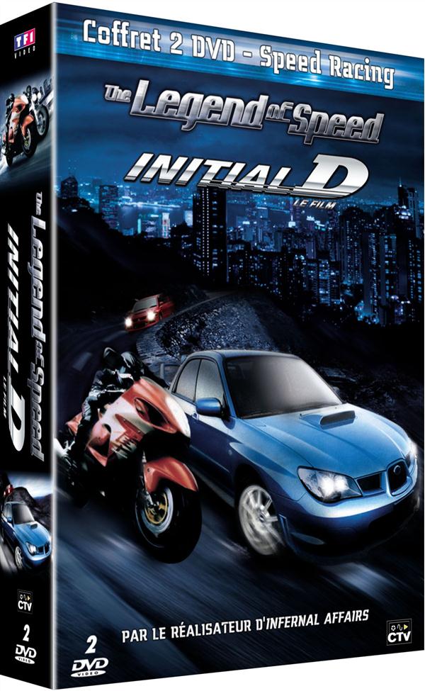 Coffret Speed Racing : The Legend of Speed + Initial D - Le Film [DVD]